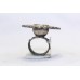 Antique Ring Silver Sterling 925 Crystal Tribal Traditional Women Handmade B480